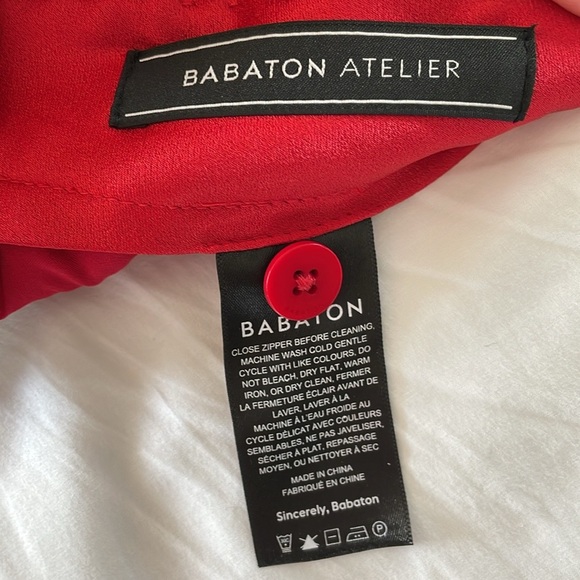 Brand new red suit griffin pants from Babaton - Picture 5 of 7